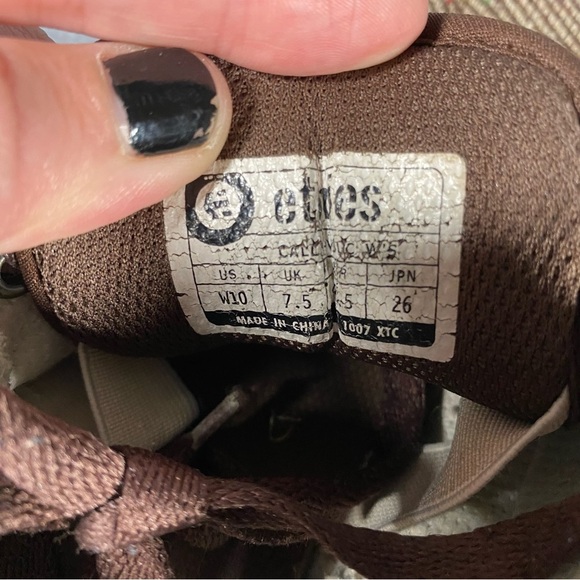 Etnies Calli-Vulc Skate Shoes W 10 M 8.5 Streetwear Sneakers Brown Retro - Picture 6 of 9